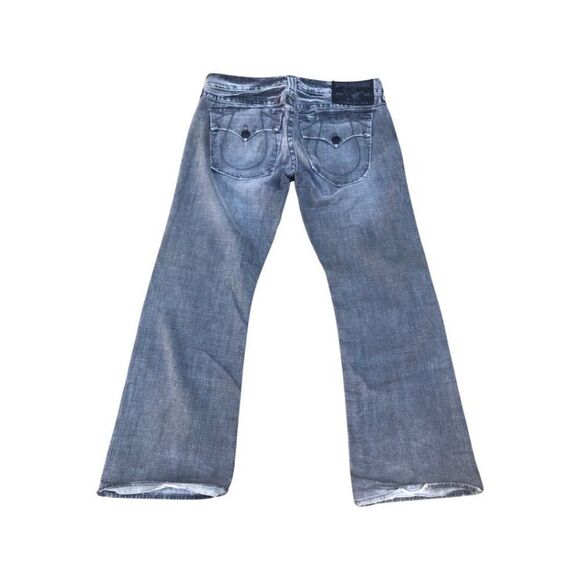 TRUE Religion Jeans Size 38 BILLY BIG T Gray - Picture 2 of 13